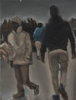 Gerald Tabata; People Shopping, diptych