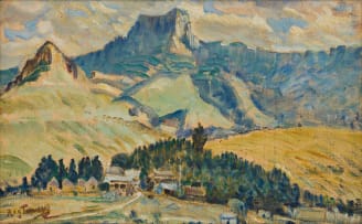 Reginald Turvey; Drakensberg Landscape