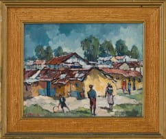 Bruce Hancock; Village Scene