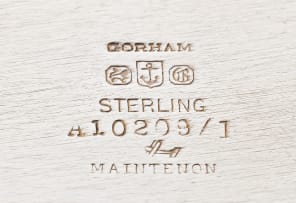 A pair of American sterling silver entrée dishes, Gorham Manufacturing Company, c.1869