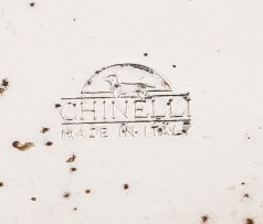 An Italian silver-plated dish, Chineli, 20th century