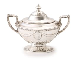 An American silver six-piece tea and coffee service, Gorham Manufacturing Company, c.1871