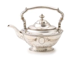 An American silver six-piece tea and coffee service, Gorham Manufacturing Company, c.1871