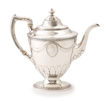 An American silver six-piece tea and coffee service, Gorham Manufacturing Company, c.1871