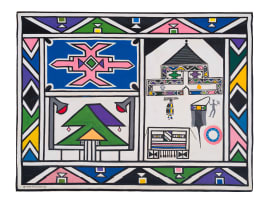Esther Mahlangu; Ndebele Scene