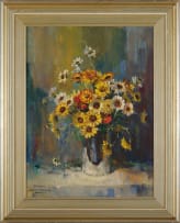 Dino Paravano; Vase of Daisies