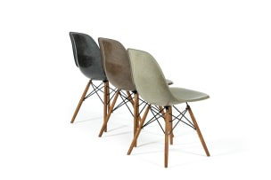 Charles and Ray Eames (1907-1978) and (1912-1988); Set of six DSW chairs for Herman Miller, USA