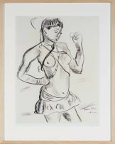 Irma Stern; Dancing Woman, poster