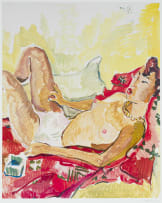 Irma Stern; Reclining Nude, poster