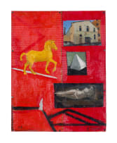 Simon Stone; Composition with House, Horse and Figure