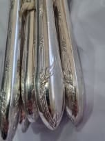 A part set of silver-plated flatware, Harrison Brothers & Howson, Sheffield, 20th century