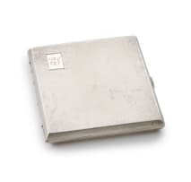 A George VI silver cigarette case, S Blanckensee & Son Ltd, Chester, 1938