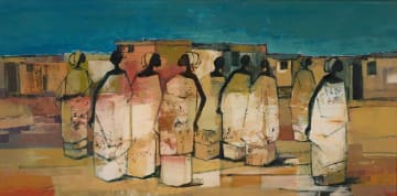 Jan Dingemans; Group of Women in White