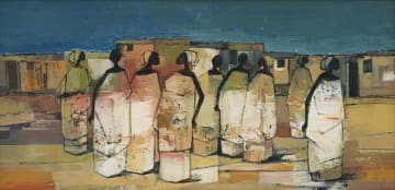 Jan Dingemans; Group of Women in White