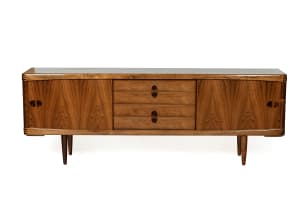 Henry Walter Klein; Rosewood sideboard for Bramin, Denmark