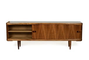 Henry Walter Klein; Rosewood sideboard for Bramin, Denmark