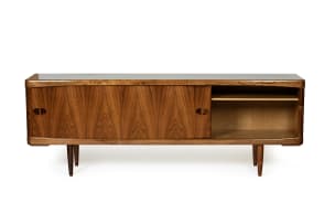 Henry Walter Klein; Rosewood sideboard for Bramin, Denmark