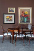 Niels Koefoed; Set of eight 'Eva' dining chairs for Koefoeds Hornslet, Denmark