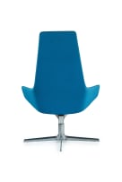 Jean-Marie Massaud; Pair of blue 'Aston' executive chairs and coffee table for Arper, Italy