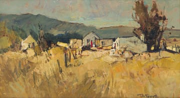 Titta Fasciotti; Landscape with Buildings