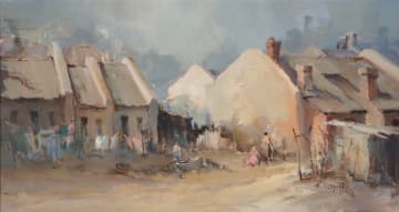 Ruth Squibb; Village Scene