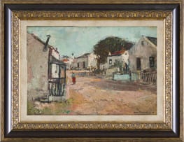 Don Madge; Street Scene with Figures