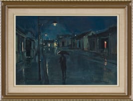Don Madge; Nighttime Street Scene