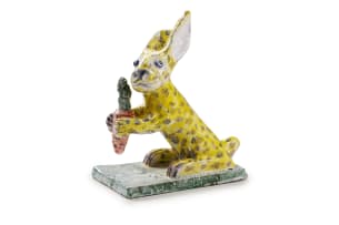 Hannes Basie Gerhardus; Yellow Rabbit with a Carrot