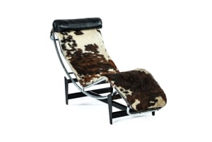 Le Corbusier, Pierre Jeanneret & Charlotte Perriand; 'LC4' chaise longue after a 1928 design by Le Corbusier, Pierre Jeanneret and Charlotte Perriand, Italy