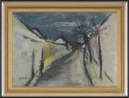 Carl Büchner; Street Scene