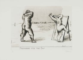 William Kentridge; Preparing for the Day, Little Morals Series