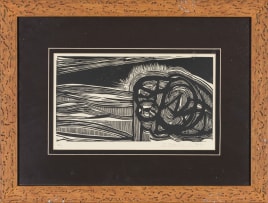 Cecil Skotnes; Figures in an Abstract Landscape