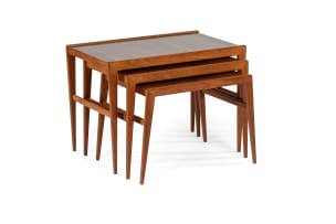 Nest of three stacking tables, Denmark
