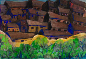 Gladys Mgudlandlu; Houses behind Dunes