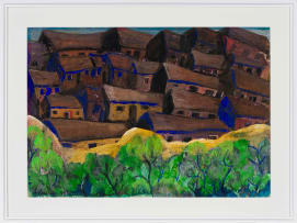 Gladys Mgudlandlu; Houses behind Dunes