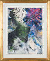 Louis Jansen van Vuuren; Still Life with Hands and Figure, triptych