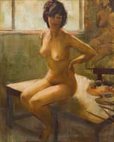 Irmin Henkel; Seated Nude