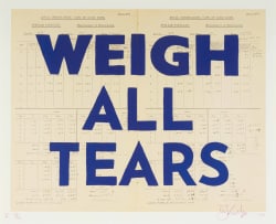 William Kentridge; Weigh All Tears