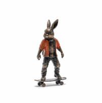 Carol Cauldwell; Skater Bunny Orange