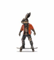 Carol Cauldwell; Skater Bunny Orange