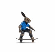 Carol Cauldwell; Skater Bunny Blue