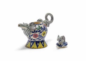 Ardmore Ceramic Studio; Small elephant teapot with poetry