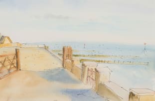 Maud Sumner; Beach Scene