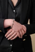 Pearl and diamond bracelet