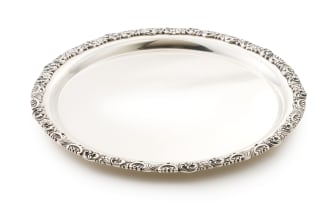 A silver-plated salver, Württembergische Metallwarenfabrik, 20th century