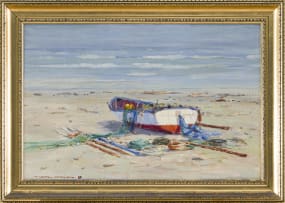 Wessel Marais; Boat on Shore