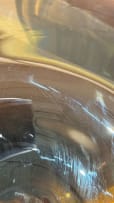 David Reade; Large glass bowl with flanged rim