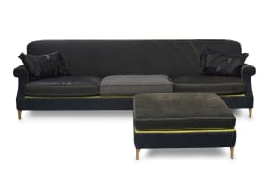 Casamento; 'Splayer' four-seater sofa, designed by Starry-Eve Collet, South Africa
