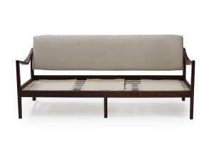 Lubis; Three-seater sapele mahogany sofa, South Africa