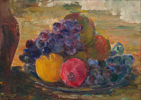 Cecil Higgs; Grapes, Oranges and Pomegranates in a Dish